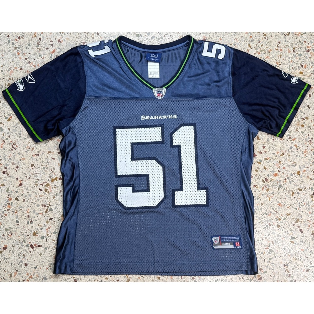 Reebok NFL Women's Seattle Seahawks # Lofa Tatupu Football Jersey Size Large